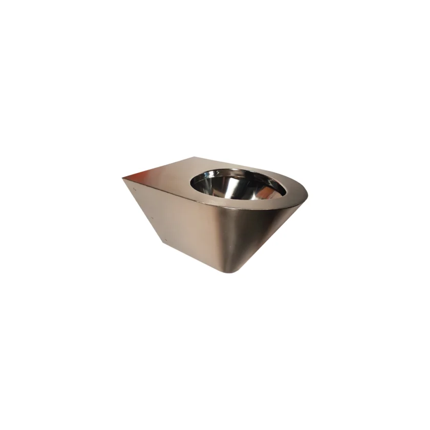 Vaso sospeso in acciaio inox da 54cm - Civita Cromo