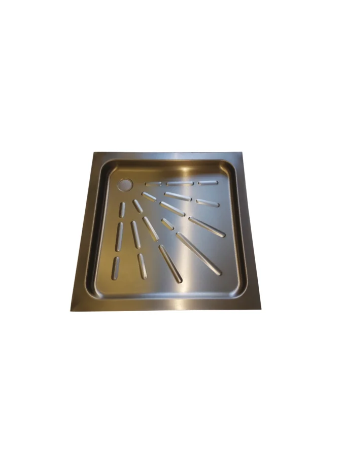 Piatto doccia in acciaio inox 90x90cm - Civita Cromo