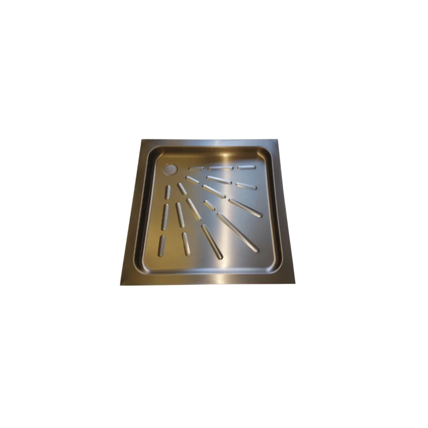 Piatto doccia in acciaio inox 90x90cm - Civita Cromo